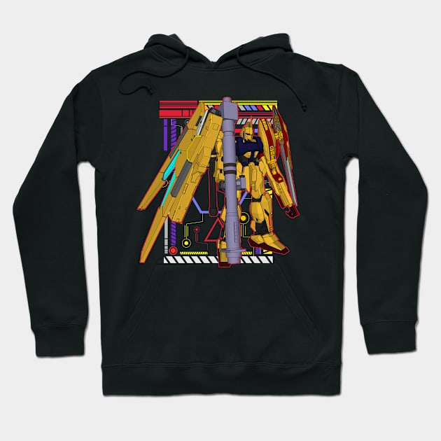 The MSN-00100 (MSN-100, MSN-001) Hyaku Shiki Hoodie by gblackid